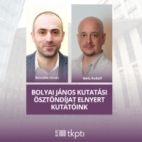 Benedek István és Metz Rudolf Bolyai János Kutatási Ösztöndíjban részesült