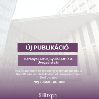 Új publikáció – Realist and moralist reasoning in climate politics: A RoBERTa-based classification of European Green Deal debates