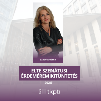 Szabó Andrea Szenátusi Érdemérem kitüntetésben részesült